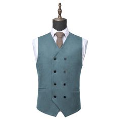 100% SuedeV Neck2 Real Welt pocketDouble Breasted 8 ButtonsBack metal elastic adjustment buckleFull linedDry clean onlyColor or size customization please note in the order Casual Suit Vest, Mens Casual Suits, Men Suede, Men’s Suits, 3 Piece Suits, Casual Suit, Suit Vest, Blazer Suit, Double Breasted