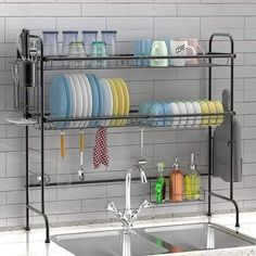 Desain Pantry Dapur, Desain Pantry, Dish Drying Rack, Small Kitchen Decor, Diy Kitchen Storage, Kitchen Interior Design Modern, Kitchen Design Plans, Dish Rack, Kitchen Must Haves