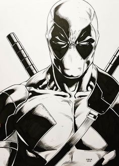 Marvel Comics Drawing, Deadpool Art, Deadpool Comic, Marvel Comics Wallpaper