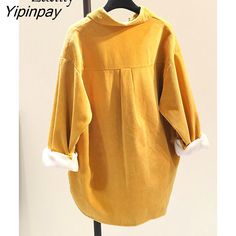 Shipping: Worldwide Express Shipping AvailableDelivery time: 🚚7-15Days Fast ShippingReturns: Fast refund,💯100% Money Back Guarantee.Brand Name: ZadilyFabric Type: CorduroyPattern Type: SolidFit Type: Loose FitStyle: KoreanThickness: Wool LinerOrigin: Mainland ChinaCN: GuangdongClothing Length: RegularMaterial: PolyesterElasticity: Non StrechDecoration: PocketsMaterial Composition: Synthetic fiberSleeve Length(cm): FullAge: 25-34Release Date: Winter 2022Season: Autumn/WinterClothing Patterns: S Oversized Corduroy Tops For Spring, Trendy Tops With Corduroy Collar For Winter, Trendy Winter Tops With Corduroy Collar, Winter Corduroy Tops, Female Tops, Corduroy Shirt, Tunic Blouse, Shirt Women, Types Of Shirts