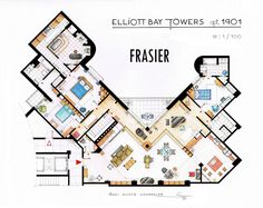 the floor plan for elliot bay towers at 1011 east main st, in new york city