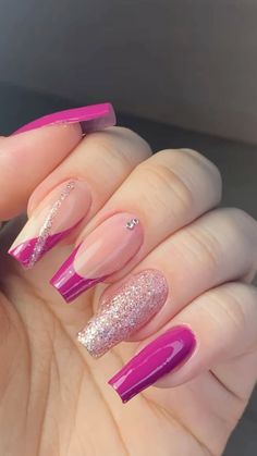 Spring Nail Designs, Brighter Days, Work Nails, Nail Tattoo, Long Square Acrylic Nails, Spring Nail