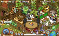 the game has many items in it and is full of animals, plants, and other things