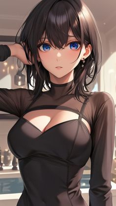 “Yes, But”: 28 Thought-Provoking Illustrations Showcasing Society’s Most Common Contradictions Anime Secretary, Woman Drawing Aesthetic, Black Dress With Long Sleeves, Intense Expression, Confident Pose, Pale Lips, Drawing Aesthetic, Chin Length, Cutout Design