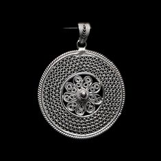 Features: Work: Fully handmade (work completed by two master artisans) Materials: made with pure 925 Sterling Silver Quality: Shiny and polished Weight: Approximate 5 grams Size: See pictures for reference Category: Filigree Pendant Type: Bespoke   Origin This silver pendant was carefully created by jewellery makers to symbolize the Cosmos design. __Note: Pendant chain Not included. If you wish to purchase a suitable silver chain for the pendant click on the chains collection and add it to your Cyprus Jewellery, Birthday Gift Mom, Handmade Silver Jewellery, Filigree Jewelry, Filigree Pendant, Jewellery Handmade, Jewelry Birthday, Sterling Silver Filigree, Birthday Jewelry Gift