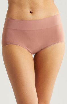 Smooth, stretchy and invisible under outfits, these everyday briefs feature a no-pinch wide waistband and sweet picot trim around the leg openings. Lined waistband Four-way-stretch fabric 90% nylon, 10% spandex Hand wash, line dry Imported Fall Wardrobe Essentials, Sports Blazer, Romantic Dress, Kids Sweater, Pant Shirt, Swimsuit Cover, Comfortable Dress, Toddler Girl Outfits, Wide Waistband