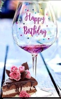 Happy Birthday Drinks, Happy Birthday Wine, Happy Birthday Flowers Wishes, Birthday Wishes Greetings, Birthday Wishes Flowers, Birthday Greetings Friend, Happy Birthday Wishes Photos, Happy Birthday Wishes Cake, Happy Birthday Cake Images