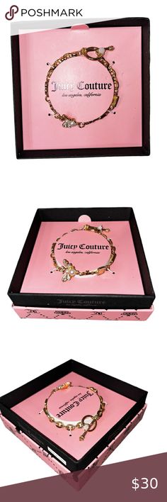 NIB Juicy Couture Gold Tone Bracelet O Ring. Juicy Couture Jewelry, Couture Jewelry, O Ring, Juicy Couture, Gold Tones, Couture, Bracelet, Ring