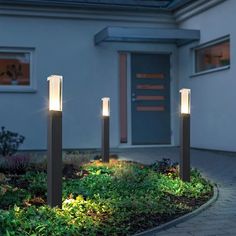 Lights of Scandinavia - Marby - Outdoor Waterproof IP65 10W LED Lawn Lamp New Style Aluminum Pillar Garden Path Square Landscape Lawn Lights Pillar Lights Outdoor, Led Landscape Lighting, Outdoor Garden Lighting, Outdoor Landscape Lighting, Pillar Lights, Lawn Lights, Pathway Lighting, Bollard Lighting, Path Lights