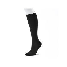 These women's Dr. Motion compression socks give you the graduated support to help relieve tired, aching legs and feet. These knee highs add a modern pattern under trousers and leggings with the ribbed design.PRODUCT FEATURES Ribbed pattern Graduated compression to help circulation Reduces swelling & energizes your legs FIT & SIZING Fits shoe size 4-10 Smooth seamless toe for comforted fit FABRIC & CARE Microfiber nylon/elastic Non-binding, comfort band construction Machine wash Imported Size: 9- Help Circulation, Comfortable Stretch Black Knee-high Socks, Black Compression Knee-high Hosiery, Cheap Breathable Black Knee-high Socks, Black Mid-calf Socks, Black Stretch Cotton Knee-high Socks, Comfortable Compression Knee-high Socks, Aching Legs, Black Compression Breathable Knee-high Socks