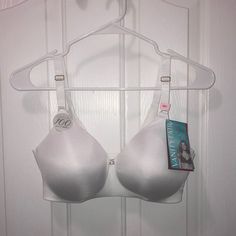 Vanity Fair 36d Full Coverage White Bra Style 72345 Color Star White 90% Nylon 10% Spandex Lined- No Padding No Underwire New With Tags White Full Coverage Bra With Light Support, White Stretch Nursing Bra With Medium Bust Support, White Nylon Underwire Bra, White Underwire Nylon Bra, Fitted White Nylon Bra, White Fitted Nylon Bra, White Underwire Nursing Bra With Medium Bust Support, White Nursing Bra With Medium Bust Support And Underwire, Shaping Seamless White Bra