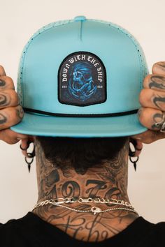 ARE YOU GOING DOWN WITH YOUR SHIP? In life, it�’s not if, it’s when storms come. When the seas get rough and the ship goes down, are you going down with it? Or are you going to swim and tread above water to survive? The choice is yours. Ship Wreck Blue water resistant hat. • High-quality breathable snapback• 5-panel flat bill• Snapback enclosure• Hats are handmade with very specific detail and care Nautical Tattoo Design, Relentless Betrayal, Burn The Ships, Couples Matching Outfits Swag, Ship Wreck, Topi Snapback, Truck Caps, Nautical Tattoo, Sink Or Swim