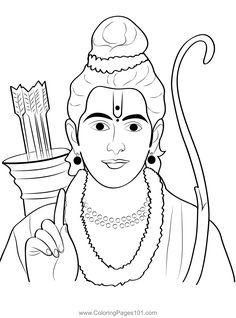 Rama Navami, Pencil Drawing Images, Rangoli Simple, Easy Mandala Drawing, Crayon Drawings, Bff Drawings, Easy Cartoon Drawings, Pencil Sketch Images, Easy Love Drawings