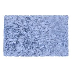 a blue bath mat on a white background