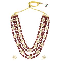 PRICES MAY VARY. Occasion: Take your style up a notch with this handcrafted piece of jewellery; Enamelled and embellished with rhinestone, crystal, faux pearl, it is perfect for a traditional yet contemporary look Outfits: Ideal for any ethnic outfits like sarees, lehengas, gowns, bridal wear or for parties, festivals, dance or any special occasion or as fashion costume accessories Perfect Gift for your Loved Ones: Love for jewels never fades away. Jewelry is one of the most spectacular & popula Multi Layered Necklace, Gifts For Bridesmaids, Ethnic Wedding, Popular Gifts, Studded Necklace, Multi Layer Necklace, Ethnic Outfits, Wear Necklaces, Indian Wedding Jewelry