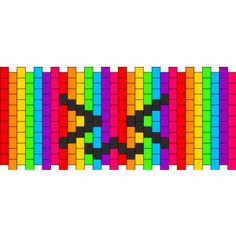 an image of a colorful pattern made out of legos