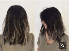 Baylage Hair, Hair Streaks, Brunette Balayage Hair, Pinterest Hair, Short Hair Balayage, Ombre Hair Color, Hair Dye Colors, Asian Hair