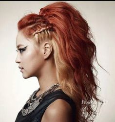 Rocker Hair, Faux Hawk Hairstyles, 80s Glam, Rock Hairstyles, Viking Hair, French Braid Hairstyles, Mohawk Hairstyles, Trending Hairstyles, Glam Rock