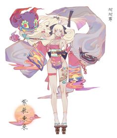 Japanese Characters, 영감을 주는 캐릭터, Female Character Design, A Drawing, An Anime, 그림 그리기, Character Design Inspiration, Character Concept, Drawing Inspiration