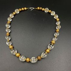 The Beautiful Crystals Quartz Beads Necklace Probably From Ancient Roman's or Greek's From Central Asian Countries Some Gold plated Wax and Some Brass Beads are Used As Spacers The Conditions Of Beads are Very Clearly Shown In the Pictures .Some Beads Got Some Damages that is due to Long Period Of times Price Is Negotiable So Please Do not Hesitate To Make an Offer Fast and Free Shipping Enjoy Beads Ancient Roman Jewelry Bead Necklaces, Crystals Quartz, Beautiful Crystals, Asian Countries, Brass Beads, Carnelian Beads, Quartz Beads, Agate Bracelet, Ancient Romans