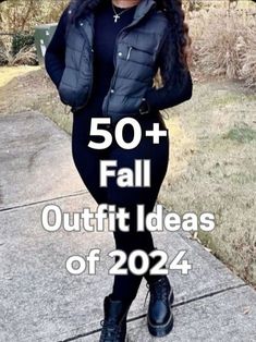 Leggings With Combat Boots Outfits, Concert Attire For Black Women, Urban Fall Outfits For Black Women, Combat Boot Outfits Black Women, Fall Outfits Black Women Shein, Fall Outfits Black Women Casual, Black Women Fall Outfits, All Black Fall Outfits, Combat Boots Outfit For Women