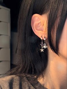 trendy earrings 2022 fashion aesthetic chinese asian jewelry aesthetic kitsune choi tiktok fashion nana ai yazawa nana fashion vivienne westwood Stars