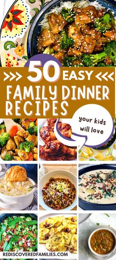 the top 50 easy family dinner recipes you'll love