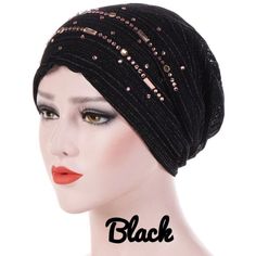 Women Fashion Cotton Beanie Hat Rhinestone Turban Cap Chemo Hat Muslim Hijab Beads Headwrap Headwear-Perfect Gift 100% Brand New And High Quality Features : Material: Bamboo Fiber, Breathable, Smooth And Glossy, Very Comfortable To Wear. Soft Material, Very Comfortable To Wear; Perfect For Daily Wear, Chemo, Hair Loss Etc; Lightweight And Breathable, Suitable For Spring, Summer, Autumn; Specifications: Size(Approx): One Size Fits The Most Adults Size: Head Circumference 58cm Package Includes: 1 Lace Turban, Inner Hijab, Chemo Beanies, Chemo Hair, Turban Cap, Hijab Caps, Cotton Beanie, Muslim Hijab, Chemo Hat