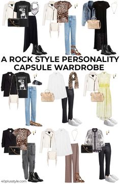 Rock Chick Style Over 40, The Rock Style, Rock Chic Outfits, Rocker Chic Outfit, Rock Chick Style, Chic Outfits Edgy, Glam Rock Style, Rocker Chic Style, Rock Style Outfits