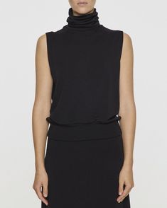 The Sleeveless Turtleneck Sleeveless Turtleneck Top, Sleeveless Turtleneck, Bespoke Gifts, Clothes Shopping, Turtle Neck Top, Sustainable Fabrics, No More, What To Wear, Classic Style