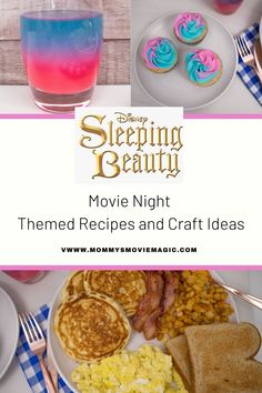 the movie night themed recipes and craft ideas