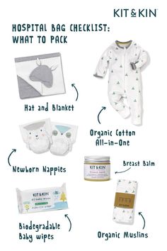 the contents of a baby's diaper and its contents are labeled in blue