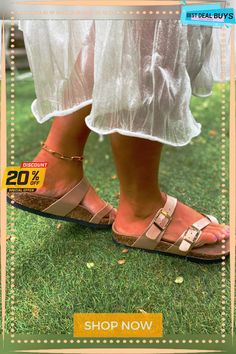 Crisscross Double-buckle Sandals - Maibulun Brown Strap Footbed Sandals For Spring, Cross Strap Sandals With Buckle Closure For Vacation, Casual Footbed Sandals With Buckle And Cross Strap, Vacation Sandals With Buckle Closure And Cross Strap, Casual Footbed Sandals With Buckle Closure, Trendy Closed Toe Footbed Sandals With Buckle Closure, Casual Cross Strap Sandals With Buckle Closure, Spring Toe Loop Footbed Sandals, Casual Cross Strap Sandals With Buckle