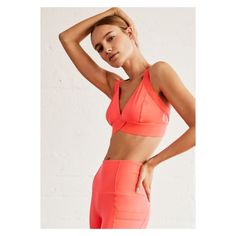 End Game Get Your Head In The Game In This So Cool Low-Impact Sports Bra Featured In A Soft Style With A Triangular Silhouette And Racerback Straps For Extra Support. Color: Neon Coral -Wide Elastic Underband -Flattering Curved Hemline -Exposed Stitched Details Fabric: 11% Elastane 89% Polyester Machine Wash Cold Measurements For Size Small Bust: 28 In-Length: 12.5 In Orange Sports Bra For Yoga, Orange Sporty Sports Bra For Yoga, Sporty Orange Sports Bra For Yoga, Casual Red Activewear For Light Exercise, Spring Orange Activewear For Sports, Orange Sporty Activewear For Light Exercise, Orange Sporty Activewear For Casual Exercise, Sporty Orange Activewear For Spring, Red Athleisure Activewear For Spring