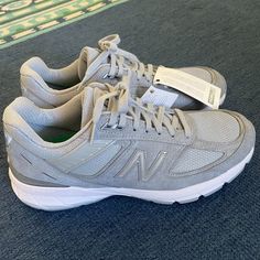 New, Unused Https://Stockx.Com/New-Balance-990v5-Grey-White?Size=7 New Balance 990 Gray, New Balance 878 Light Grey, New Balance Gray, Shoes New Balance, New Balance Shoes, Mens Shoes Sneakers, Gray White, New Balance, White Color