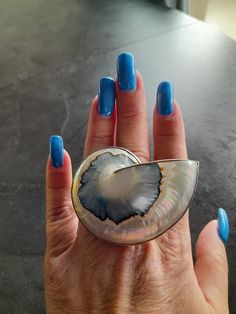 One of the kindSterling silver huge mother of pearl open ring..size 6-8...Unique and heavy.. Open Ring, Rings Statement, Sterling Silber, Mother Of Pearl, Statement Rings, Jewelry Rings, Ring Size, Accessory Gift, Size 6