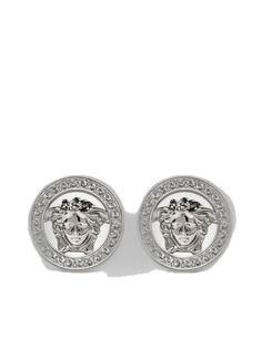 Versace Medusa '95 crystal-embellished earrings - Silver