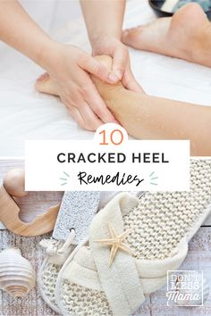 Got dry feet or cracked heels? Here are 10 simple home remedies for cracked heels you can use that work overnight. All with natural ingredients. Cracked Heel Remedy, Best Essential Oil Diffuser, Natural Beauty Routine, Cracked Heel, Essential Oil Skin Care, Natural Spa, Natural Beauty Makeup, Eco Friendly Beauty