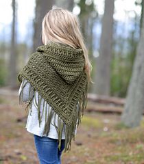 the crochet pattern - the brocade shawl toddler, child