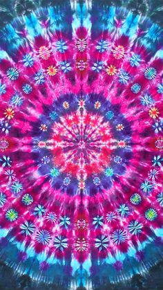 an image of a colorful tie dye pattern