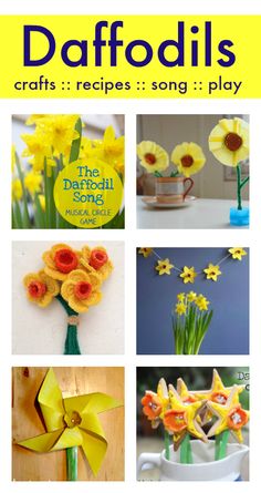 daffodils crafts and recipes song play