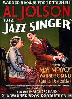 an old poster advertising a musical concert for the jazz singer, with two men sitting at a piano