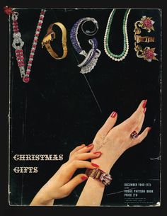 an advertisement for vos's christmas gifts with two hands holding beads and rings