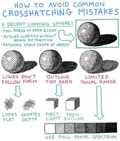 how to avoid crosshatting in hats