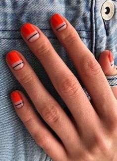 Stars Nails, Pretty Manicures, Unghie Sfumate, Minimal Nails Art, Minimal Nails, Nails Colors, Minimalist Nails, Funky Nails, Chic Nails