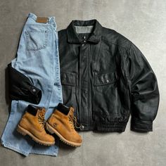 Ftm Outfits, Utility Jacket Outfit, Leather Jacket Outfit Men, Mens Smart Casual Outfits, Hype Clothing, Trendy Boy Outfits, Classy Outfits Men, Heavy Jacket, Mens Trendy Outfits