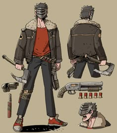 Apocalypse Survivor, Apocalypse Character, 다크 판타지, Knight Art, Post Apocalypse, Game Character Design, Animation Design, Character Sheet, 영감을 주는 캐릭터