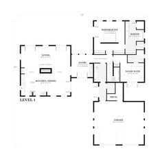 the first floor plan for this home