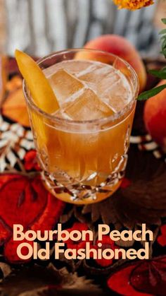 The Bourbon Peach Old-Fashioned is a modern twist on a classic cocktail that exudes sophistication and depth. With the infusion of peach into the bourbon, this cocktail offers a harmonious marriage of fruity sweetness and oak-aged warmth. The brown sugar adds a rich caramel note, while the orange and lemon juices provide a citrus zing. #BourbonPeachOldFashioned Peach And Bourbon Cocktail, Bourbon Signature Cocktail, Peach Old Fashioned, Peach Infused Bourbon, Peach Old Fashioned Cocktail, Brown Sugar Old Fashioned Cocktail, Peach Whiskey Cocktails, Orange Bourbon Cocktail, Peach Bourbon Cocktail