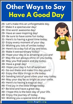 What To Say Instead Of Have A Good Day, Ways To Say But, Wishing Him A Good Day At Work, Other Ways To Say Take Care, Other Ways To Say Have A Good Day, Ways To Say Have A Good Day, Ways To Say Have A Great Day